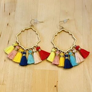 7-Color Tassle Earrings